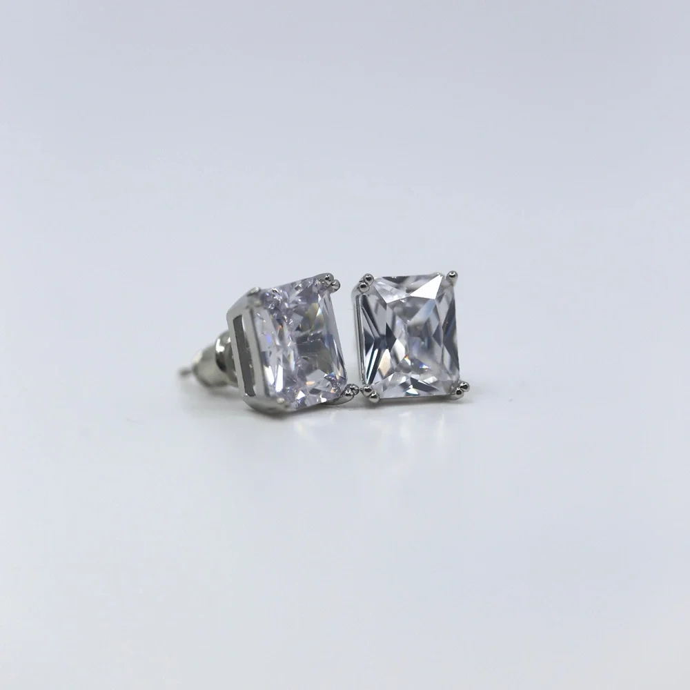 Jenna Jameson Silver Stud Earrings - Picture 9 of 10